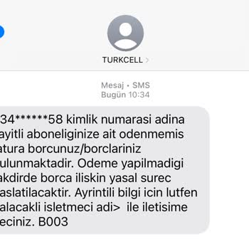 Yanlış Fatura Borcu Mesajlarıyla Mağduriyet