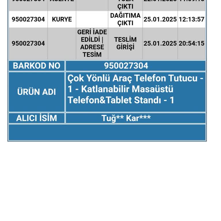 Kargo Şirketinin İhmali: Teslim Edilmeyen Ürün