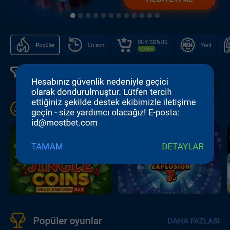 Konto bei Mostbetcasino.com gesperrt nach Auszahlungsanfrage