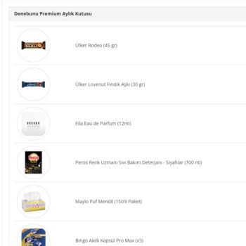 Denebunu Premium Kutu Hayal Kırıklığı