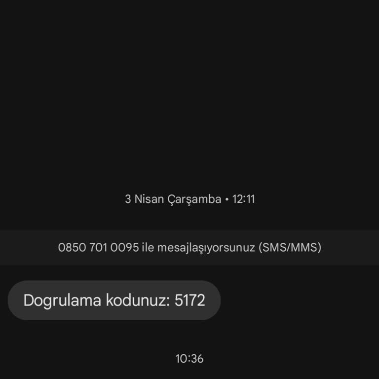 08507010095 İznim Olmadan Kod Gönderiyor