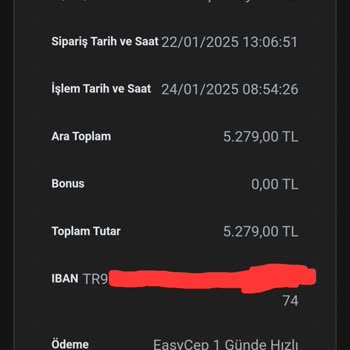 EasyCep'te Ödeme Gecikmesi Ve Fiyat Kesintisi Sorunu