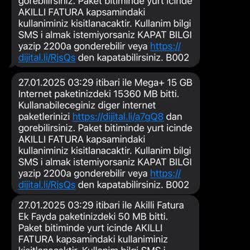 Gece Yarısı İnternet Tükenmesi Ve Yanıltıcı Müşteri Hizmeti