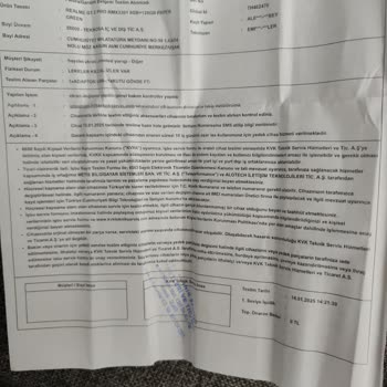 KVK Servisinde Çözüm Bulunamayan Sorunlar