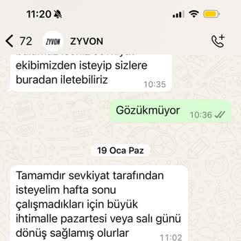 Paranın Karşılığını Alamama Ve İletişim Sorunları