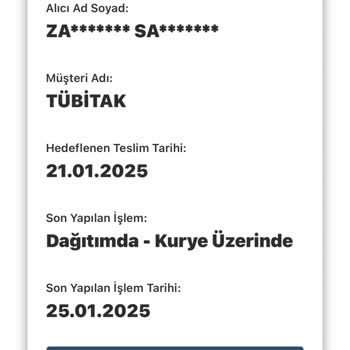 Teslimat Gecikmesi Ve İletişim Sorunları