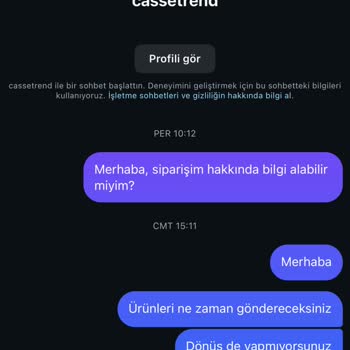 Ürün Gönderilmiyor Ve Firma Ulaşılamaz Durumda