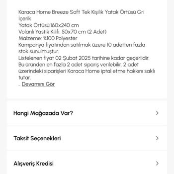 Eksik Yastık Kılıfı Mağduriyeti