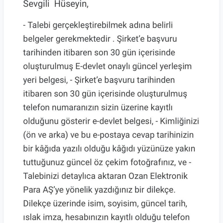 Hesap Kapatmada Zorluk Ve Kişisel Veri Talebi