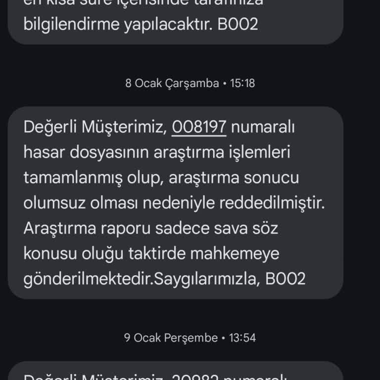 Kasko Sürecinde Belirsizlik Ve İletişim Sorunları