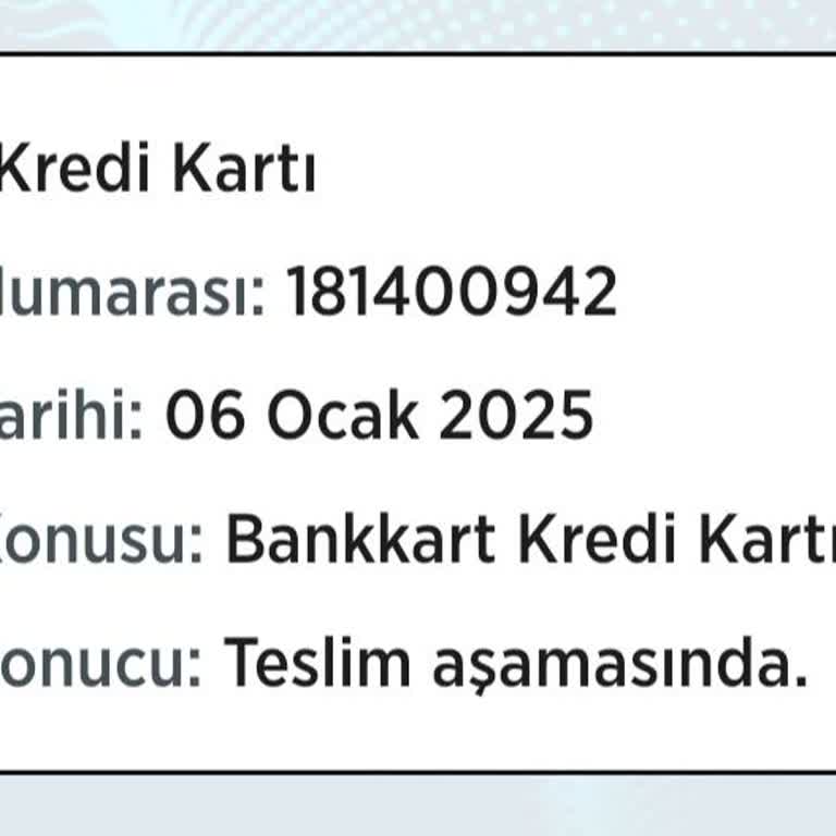 Kart Teslimatındaki Sorumsuzluk