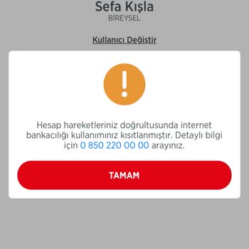 İnternet Bankacılığına Erişim Sorunu