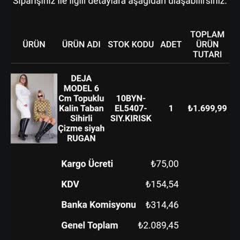 Dayanıksız Çizme Malzemesi Mağduriyeti