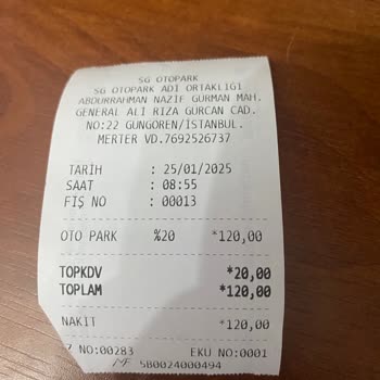 Yanıltıcı Otopark Ücreti