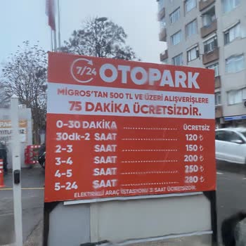 Yanıltıcı Otopark Ücreti