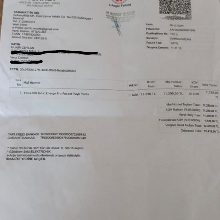 Yataş Yatakta Değişim Sorunu Ve Hayal Kırıklığı