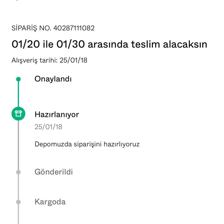 Bershka'dan Sipariş Teslimatında Gecikme Ve İletişim Sorunu