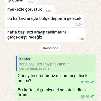 Teslimat Sürecindeki Sürekli Gecikmeler