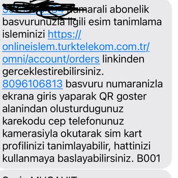Elektronik SIM Aktivasyon Sorunu Ve Yetersiz Müşteri Hizmetleri