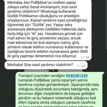 Yanlış Ürün Gönderimi Ve İlgisiz Müşteri Hizmeti