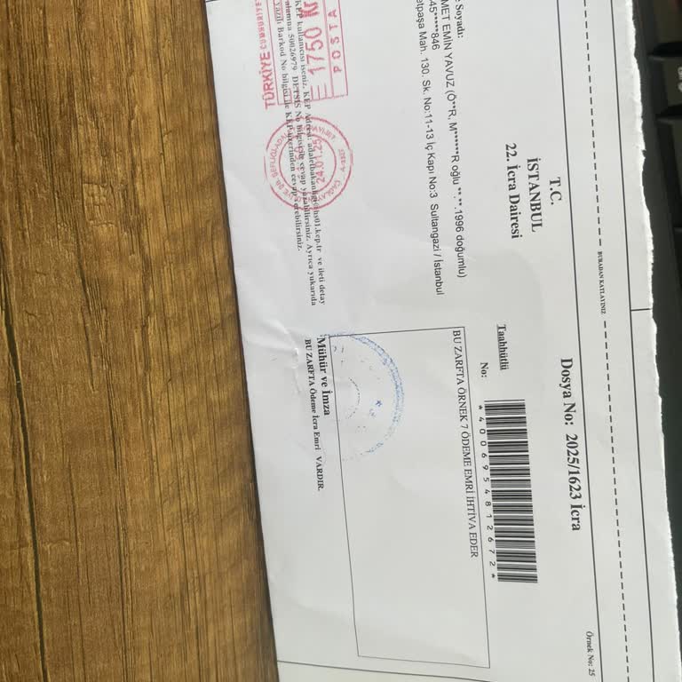 Yanlış İcra Takibi Ve Bilgi Güvenliği Sorunu