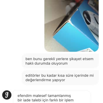 Gardrops İade Sürecinde Mağduriyet