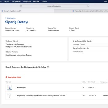Carrefour SA'da Online Alışverişte İptal Sorunu