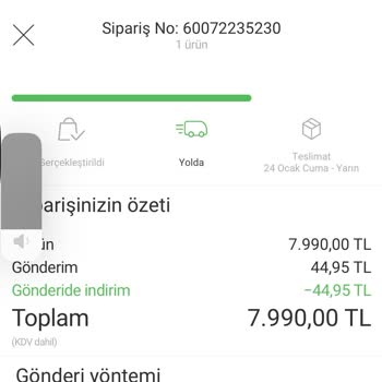 Oysho'dan Aldığım Ürün Teslim Edilmedi