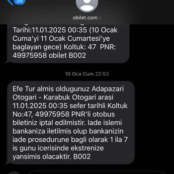 İptal Edilen Biletin Ücreti 17 Gündür İade Edilmedi!