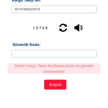 Kayıp Kargo Ve Ulaşılamayan Şube