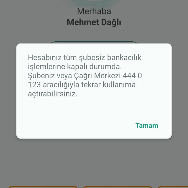 Kuveyt Türk'te Hesabıma Bloke Koyuldu