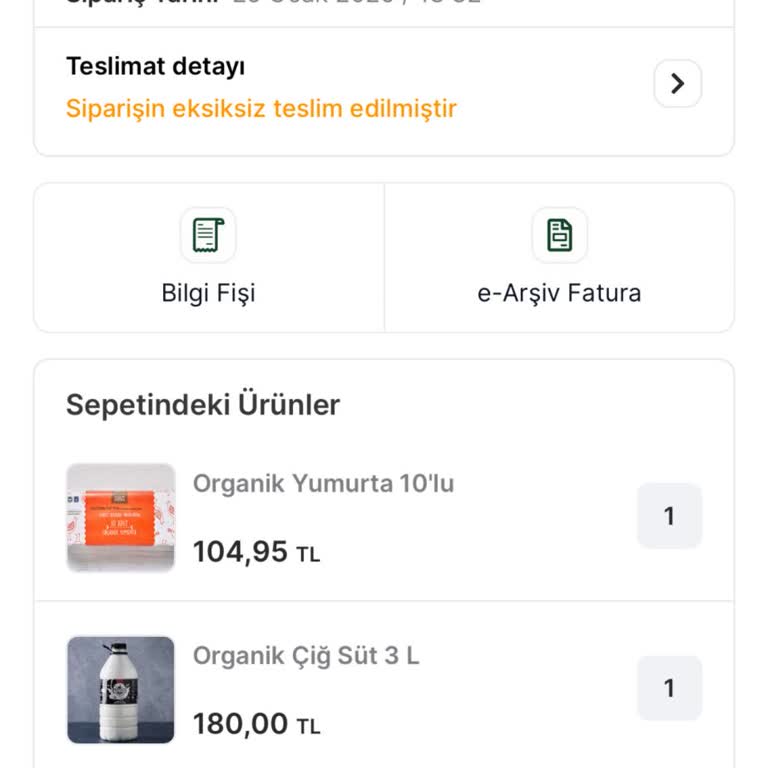 Migros Uygulamasıyla Sipariş Teslimat Sorunu