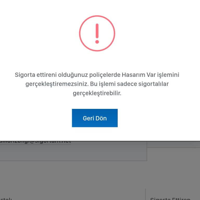 Allianz Sigorta İle Hasar Dosyası Oluşturma Sorunu
