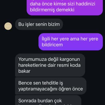 Siparişin Gecikmesi Ve İletişim Sorunları