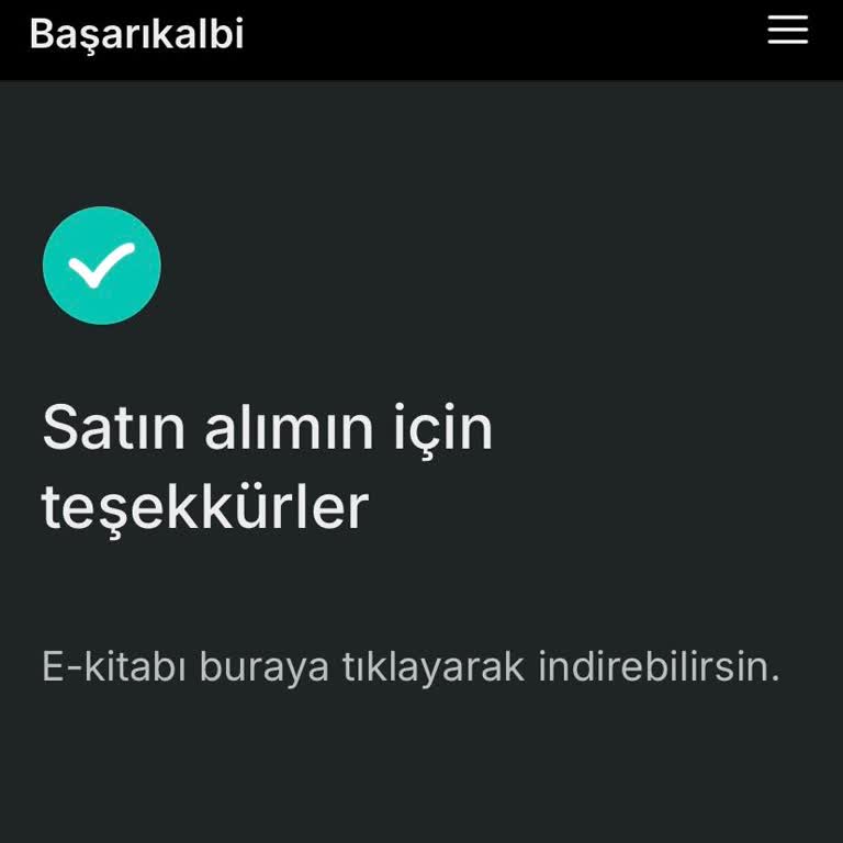 Başarı Kalbi Instagram Büyütme E-Kitabı Hayal Kırıklığı!