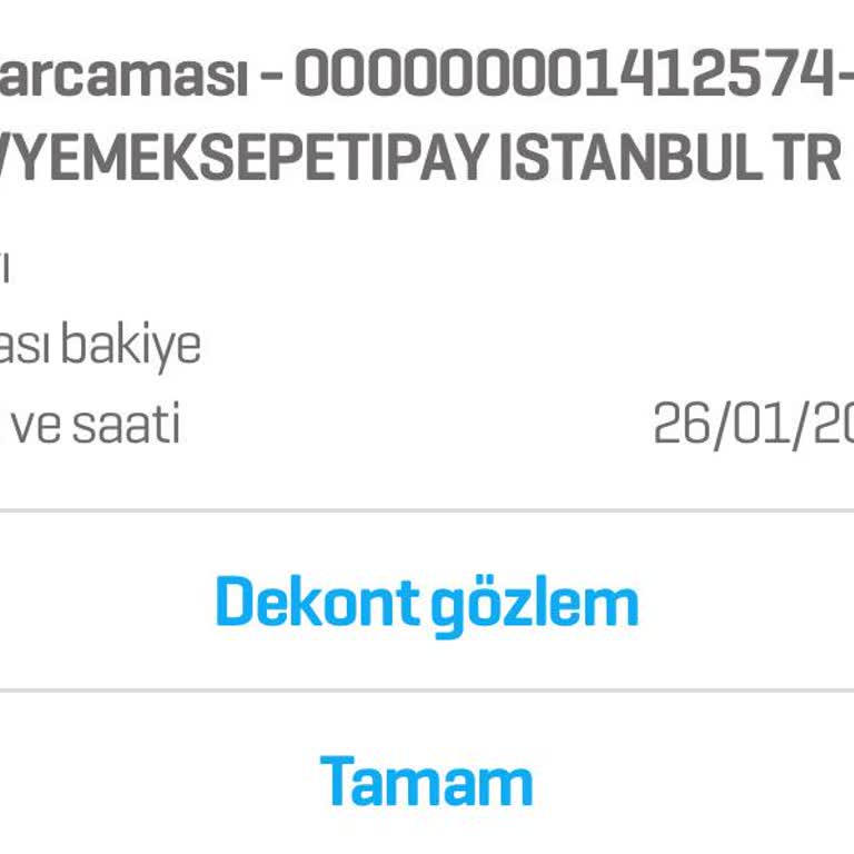 Yemeksepeti'nde Yetkisiz İşlemler Ve Müşteri Hizmetleri Sorunu!