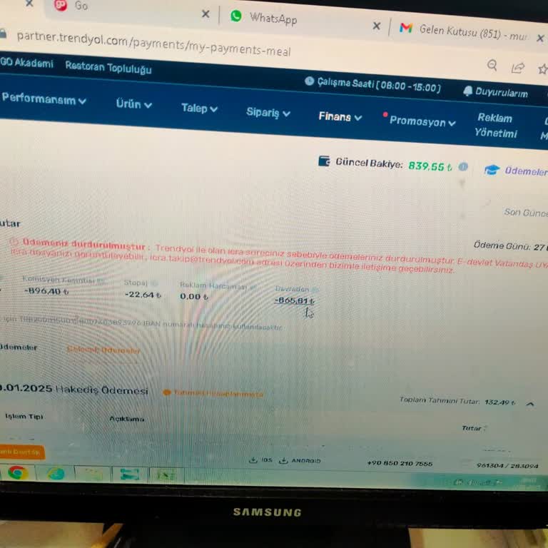 Trendyol Yemek Uygulamasında Haksız Ödeme Engeli!