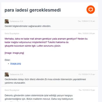 İade Edilmeyen Para Ve Uzayan Süreç