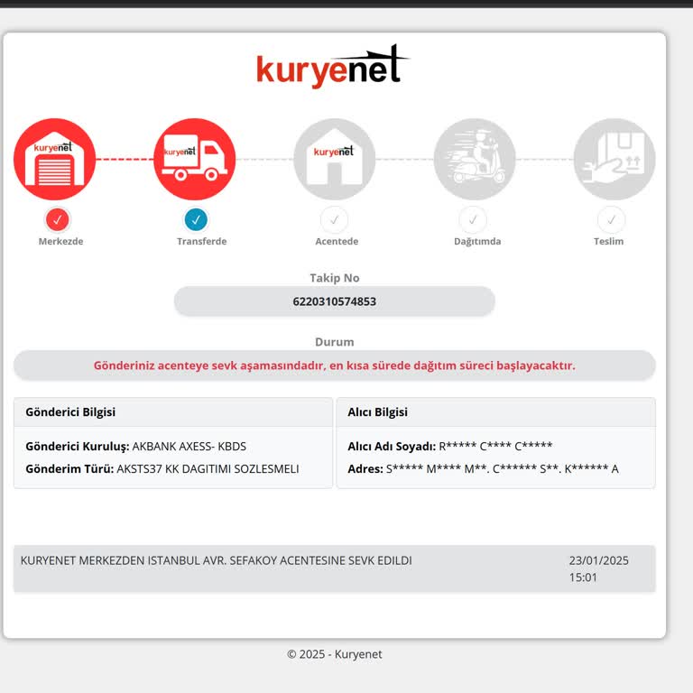 Akbank Kartı Teslimatında Gecikme Ve İletişim Sorunu