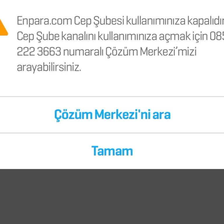 Enpara Hesabım Kullanıma Kapatıldı, Bilgi Verilmiyor