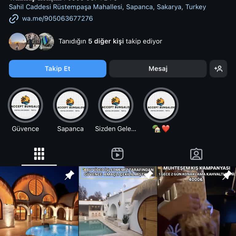 Acceptbungalov Bungalov Konaklama Yanıltıcılığı!