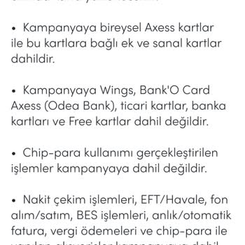 Axess Kampanyasında Alışveriş Sorunu Ve Müşteri Hizmetleri Cevapsızlığı