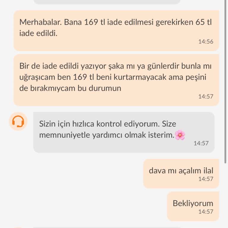 Yanlış Ürün Ve Eksik İade Sorunu