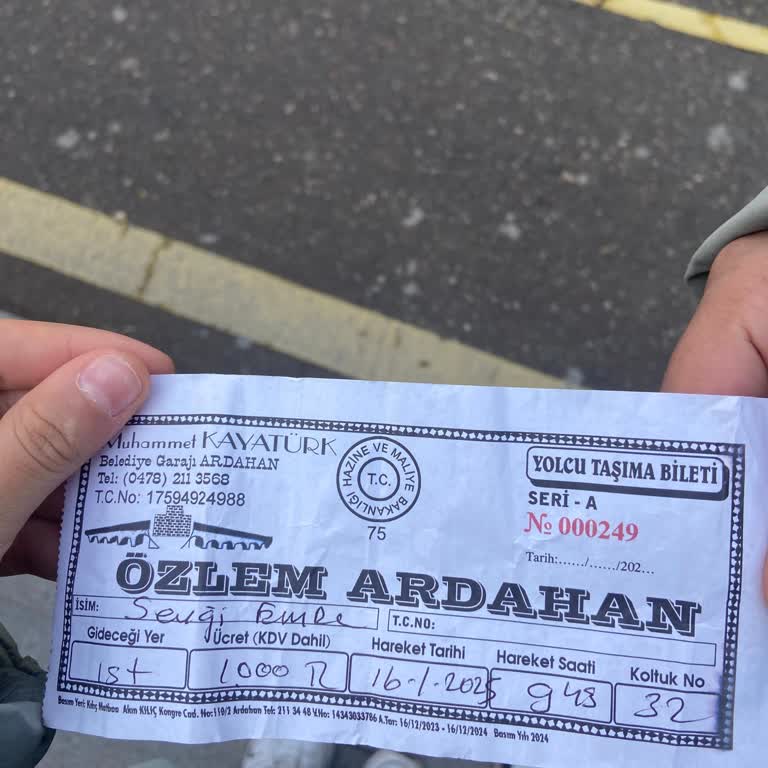 Resmi Bilet Eksikliği Mağduriyeti