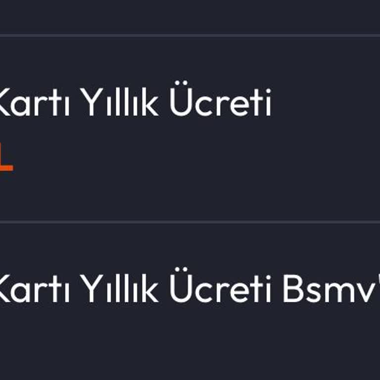 Kredi Kartı Aidat Ücretinin İadesi Talebi