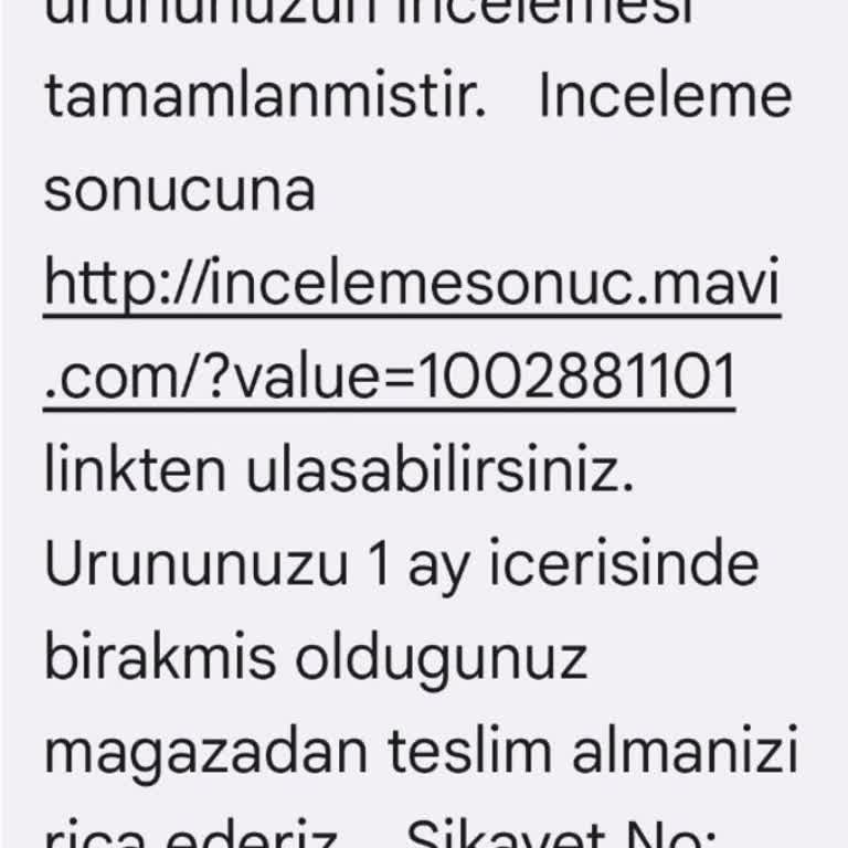 Mavi'den Beklenmedik Kalite Sorunu Ve Müşteri Hizmetleri Hayal Kırıklığı
