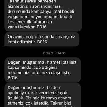 Vodafone Net İptal Edilen Abonelik İçin Fatura Kesiyor