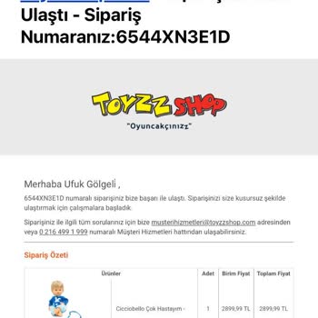 Toyzz Shop'tan Aldığım Oyuncak Bebek Çalışmıyor!