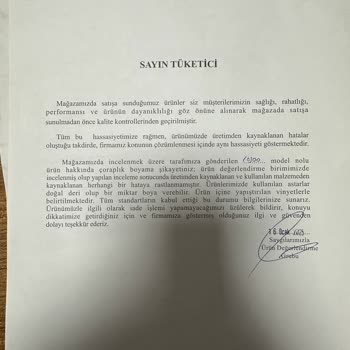 Boyayan Ayakkabılar Ve Umursamaz Müşteri Hizmetleri
