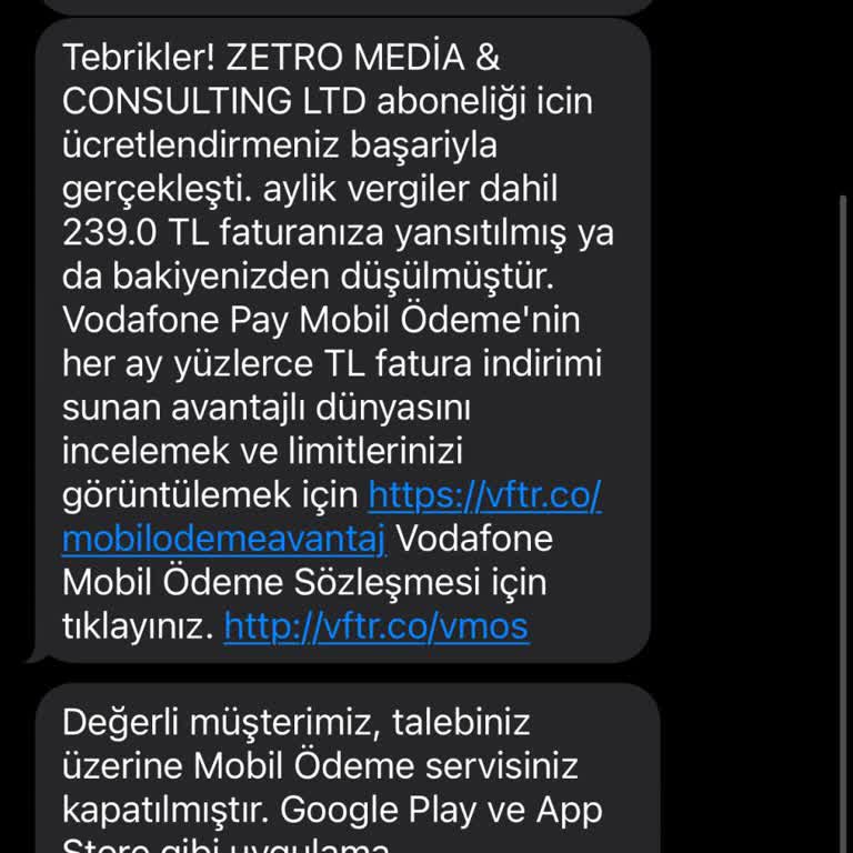 İzinsiz Başlatılan Abonelik Mağduriyeti